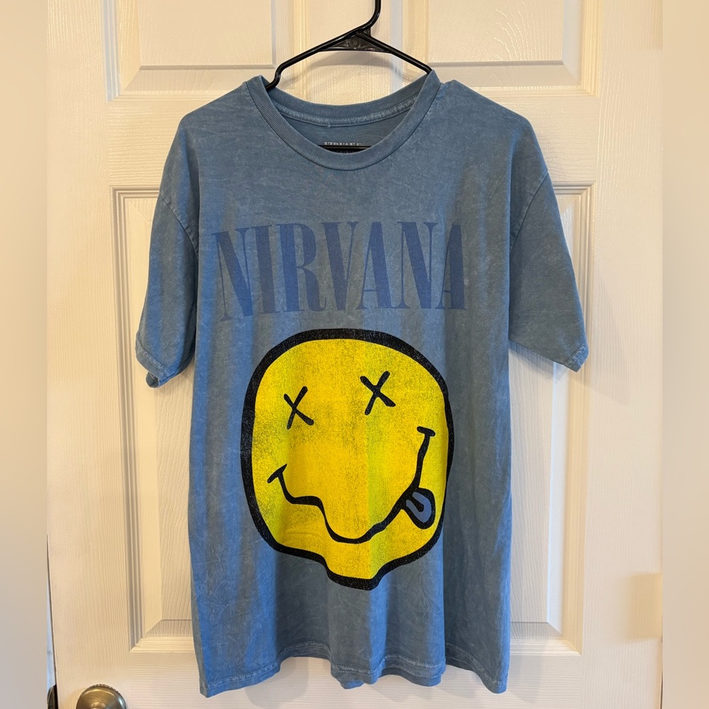 Officially Licensed Nirvana Band Tee- Unisex Large